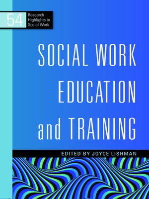 cover image of Social Work Education and Training